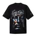 RARE PEACE God's Tear Rhinestone Graphic T-Shirt ¡ª hero