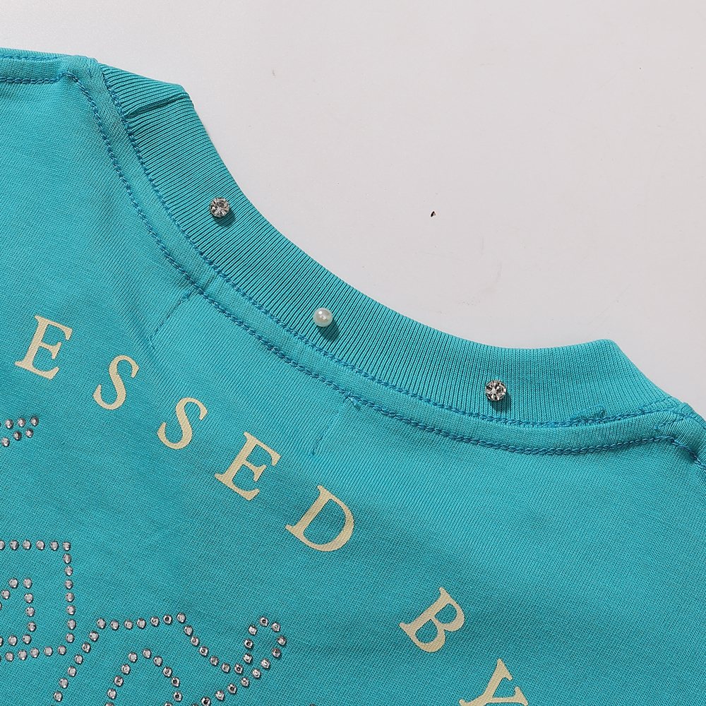 R3BEL Only The Strong Turquoise Graphic T-Shirt ¡ª detail