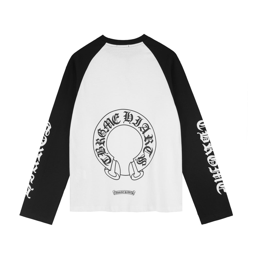 Chrome Hearts Sanskrit Script Raglan Long-Sleeve T-Shirt ¡ª back