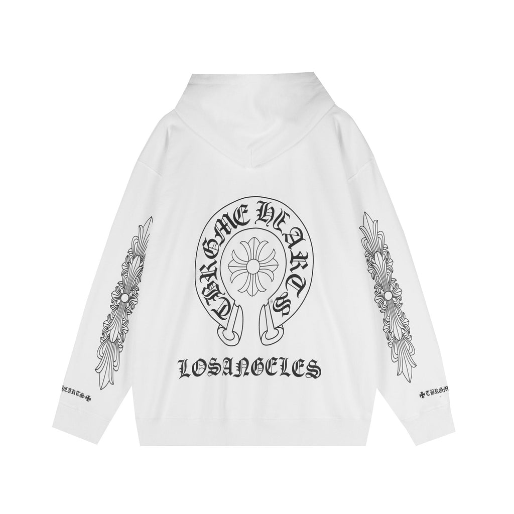 Chrome Hearts Horseshoe Graphic Zip Hoodie ¡ª back