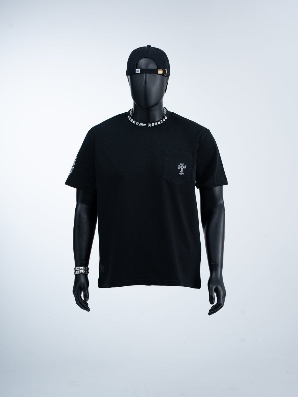 Chrome Hearts Sanskrit Cross Graphic T-Shirt ¡ª front