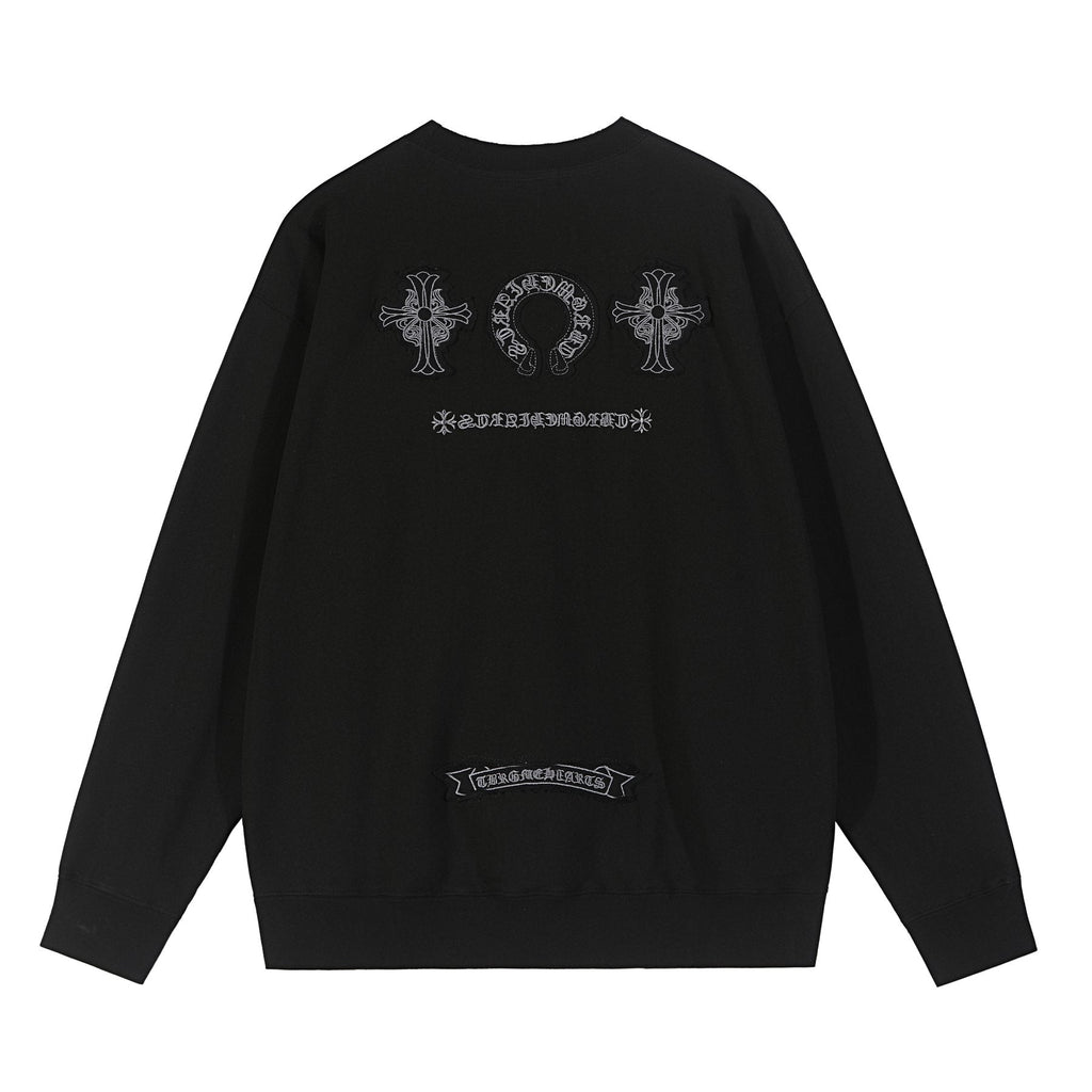 Chrome Hearts Cross Graphic Crewneck Sweatshirt ¡ª back