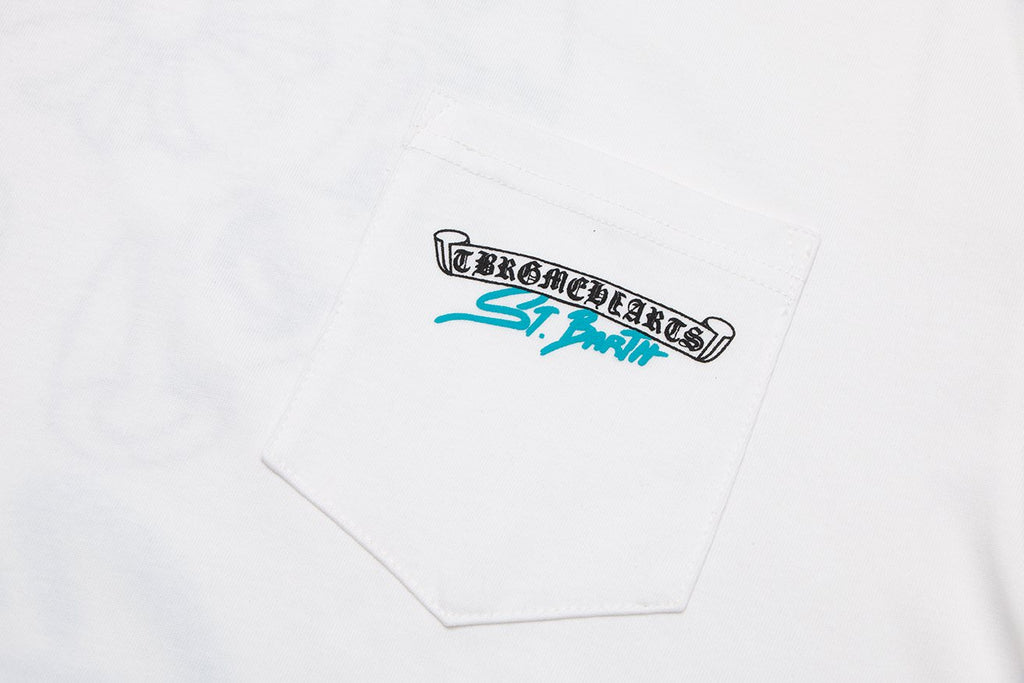 Chrome Hearts Horseshoe Floral Graphic T-Shirt ¡ª detail