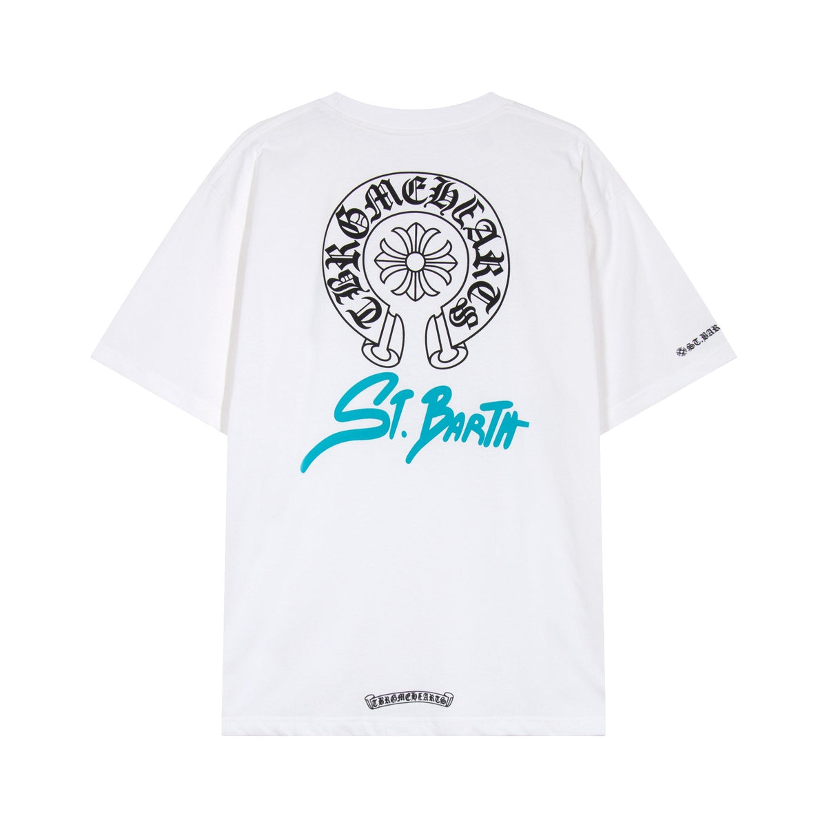Chrome Hearts Horseshoe Floral Graphic T-Shirt ¡ª hero