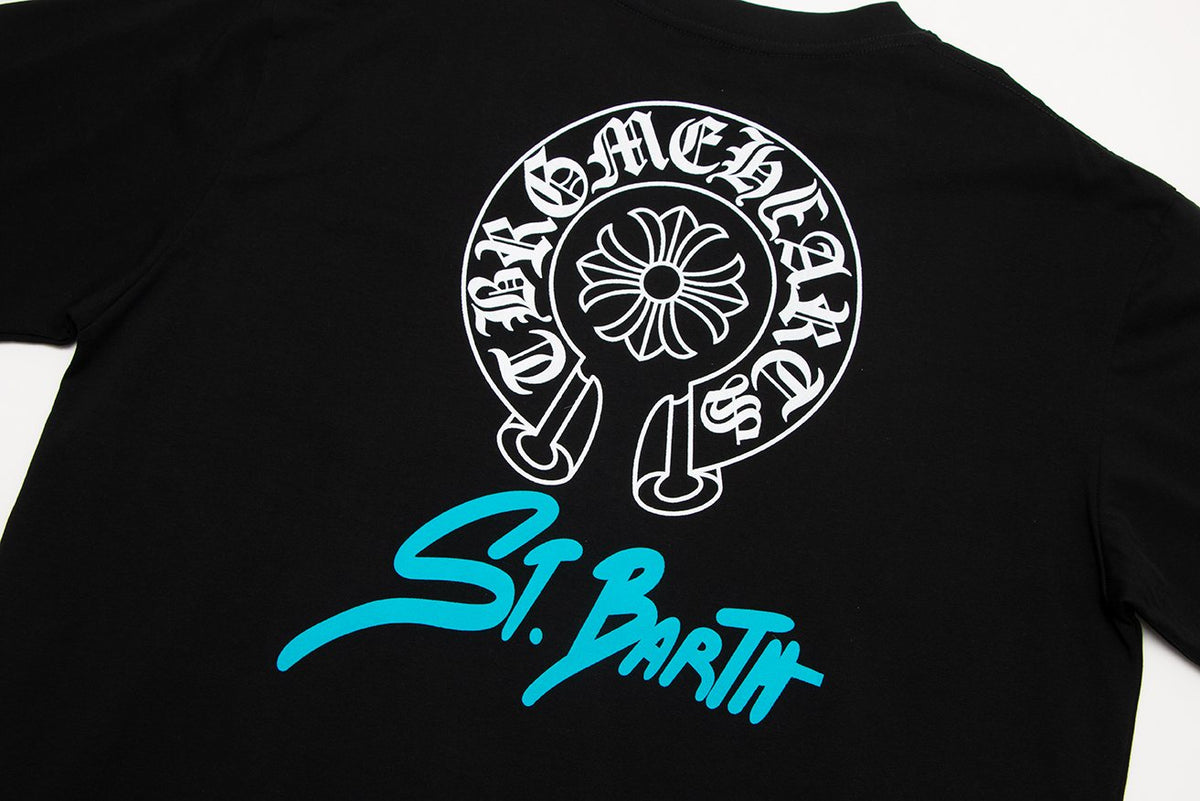 Chrome Hearts Horseshoe Floral Graphic T-Shirt ¡ª detail