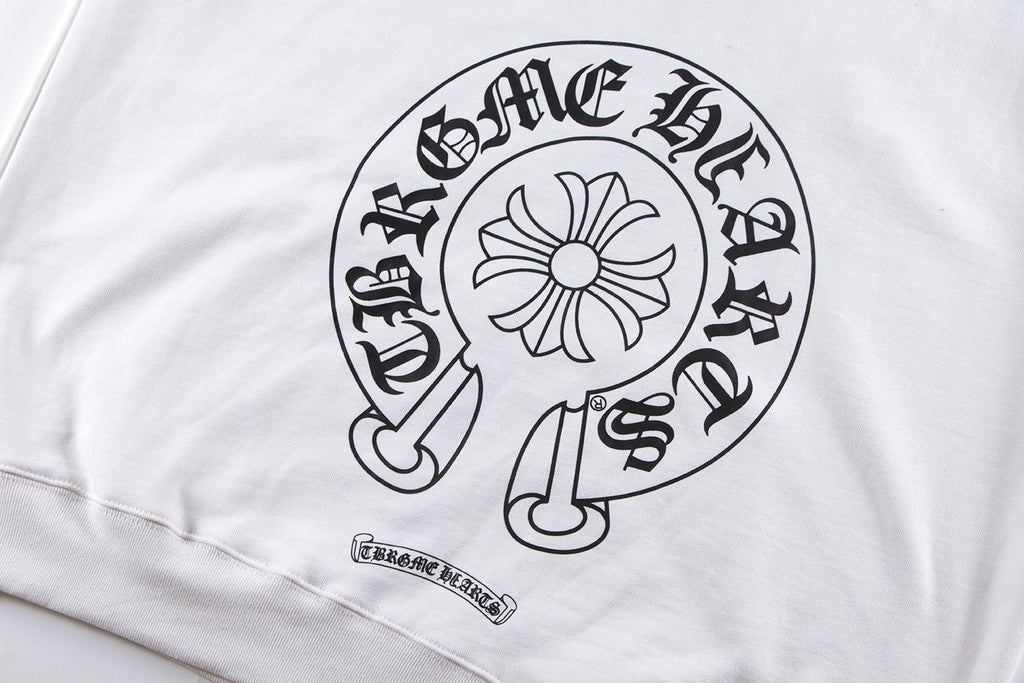 Chrome Hearts Rainbow Horseshoe Graphic Zip-Up Hoodie ¡ª detail