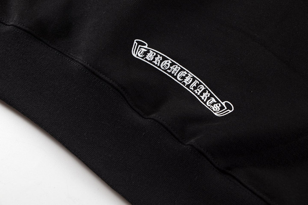 Chrome Hearts Horseshoe Cross Sanskrit Zip Hoodie ¡ª detail
