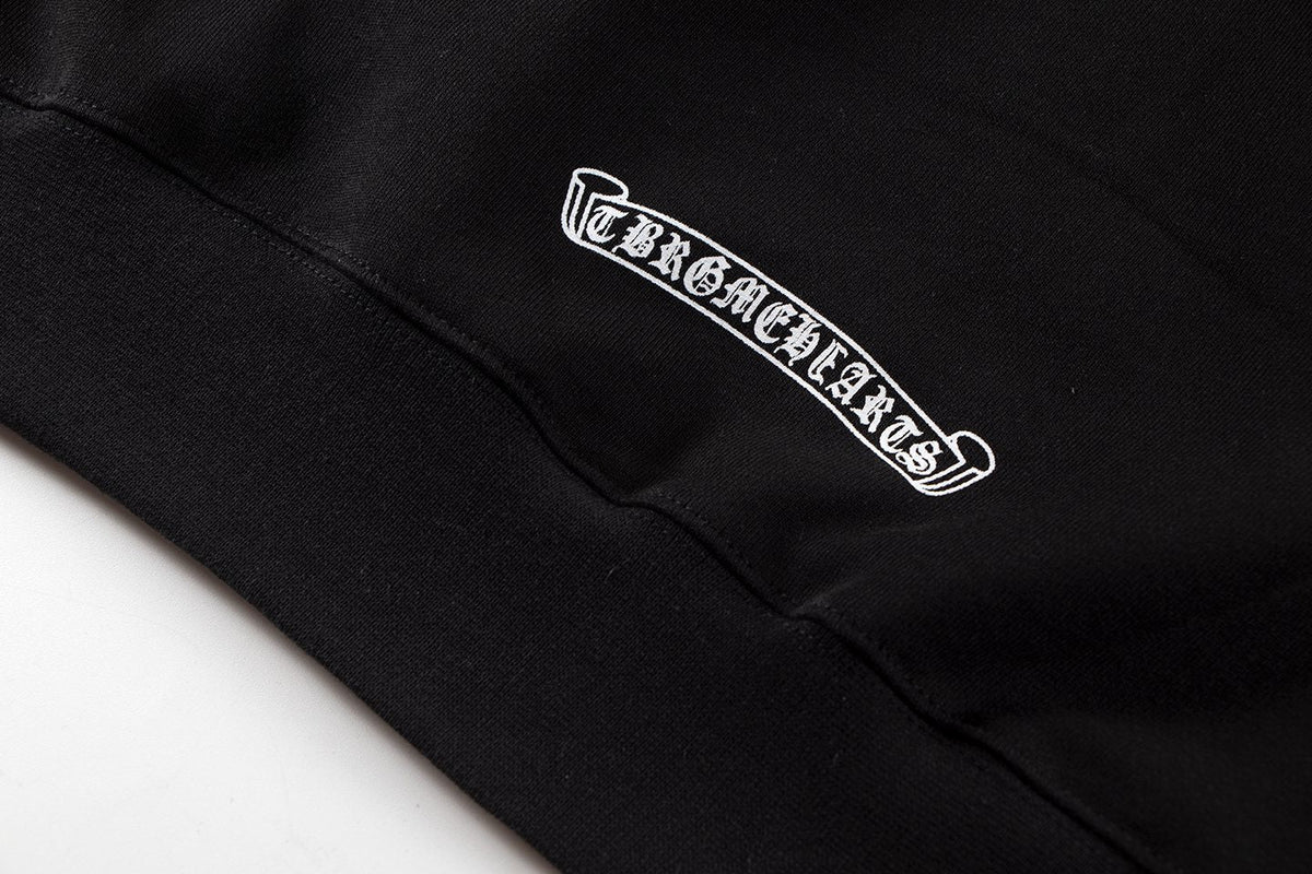 Chrome Hearts Horseshoe Cross Sanskrit Zip Hoodie ¡ª detail