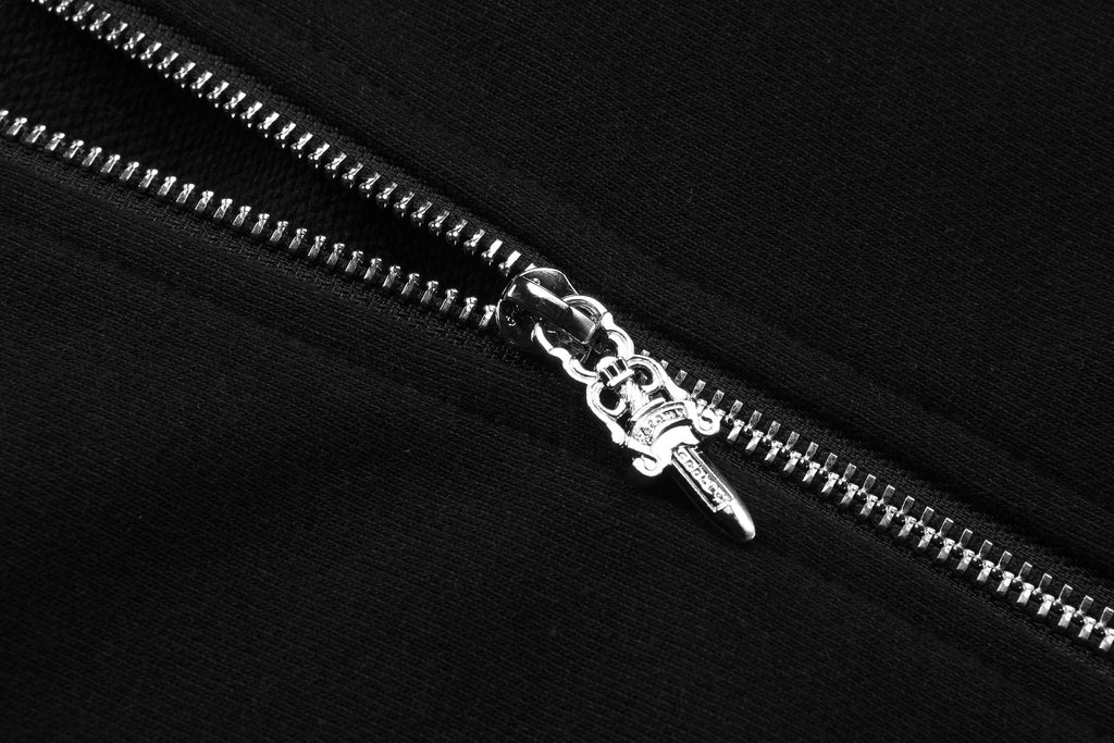 Chrome Hearts Horseshoe Graphic Zip Hoodie ¡ª detail