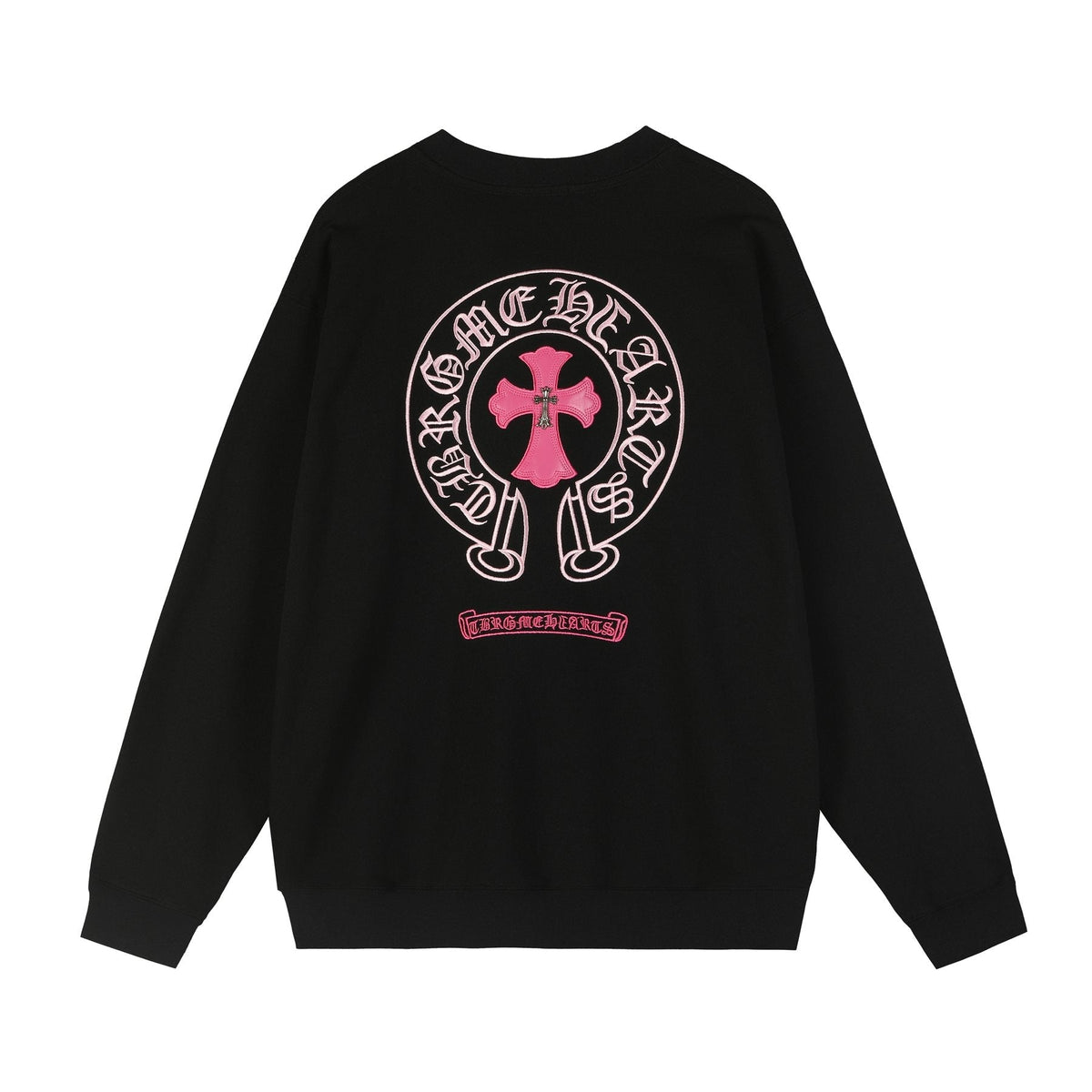 Chrome Hearts Contrast Leather Label Graphic Sweatshirt ¡ª back