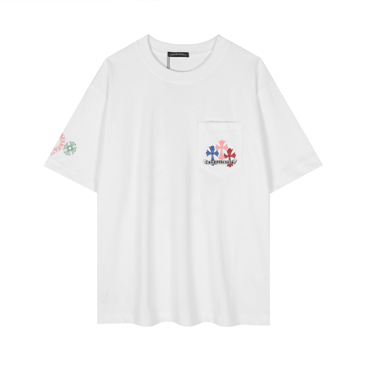 Chrome Hearts Sanskrit Rainbow Cross Graphic T-Shirt ¡ª hero