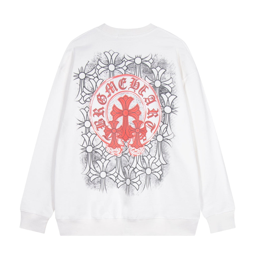 Chrome Hearts Star Gradient Cross Graphic Sweatshirt ¡ª back