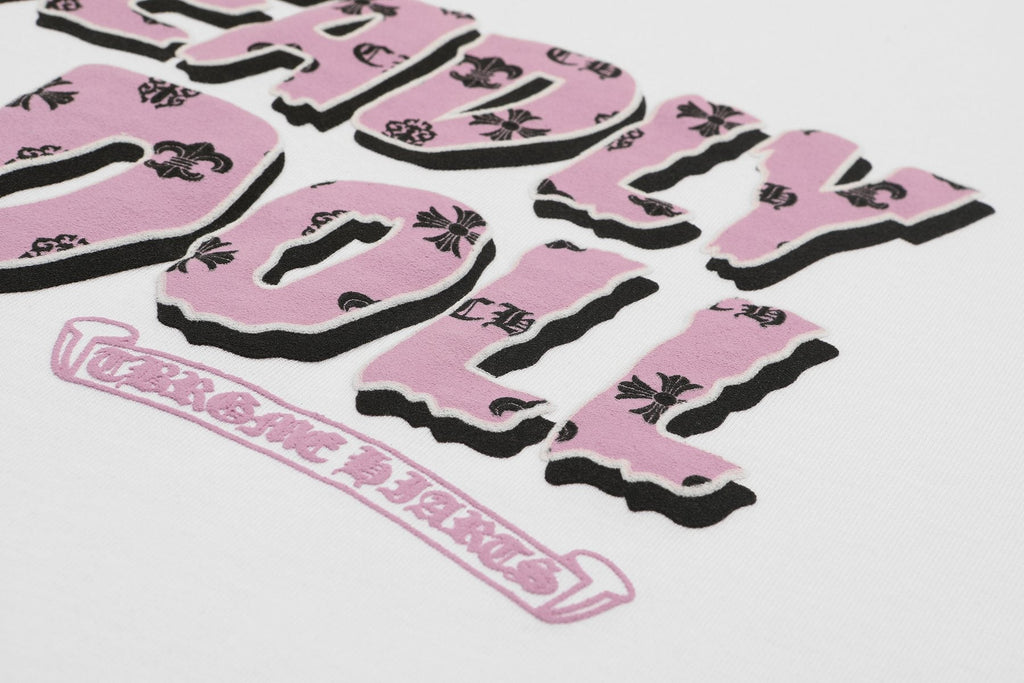 Chrome Hearts Deadly Doll Girl Graphic Short-Sleeve T-Shirt ¡ª detail