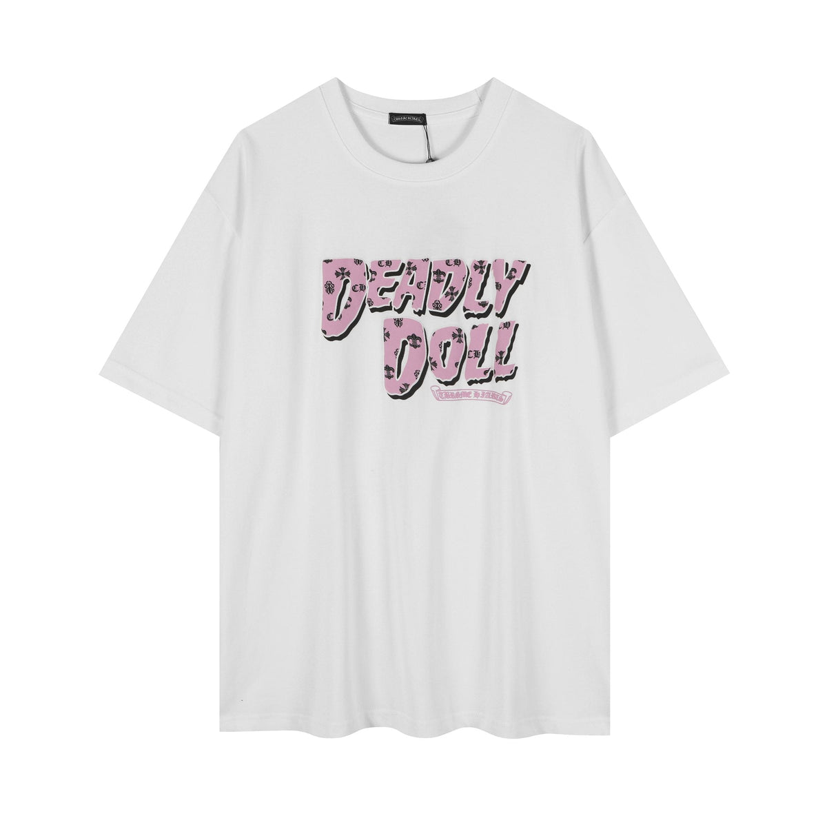 Chrome Hearts Deadly Doll Girl Graphic Short-Sleeve T-Shirt ¡ª hero