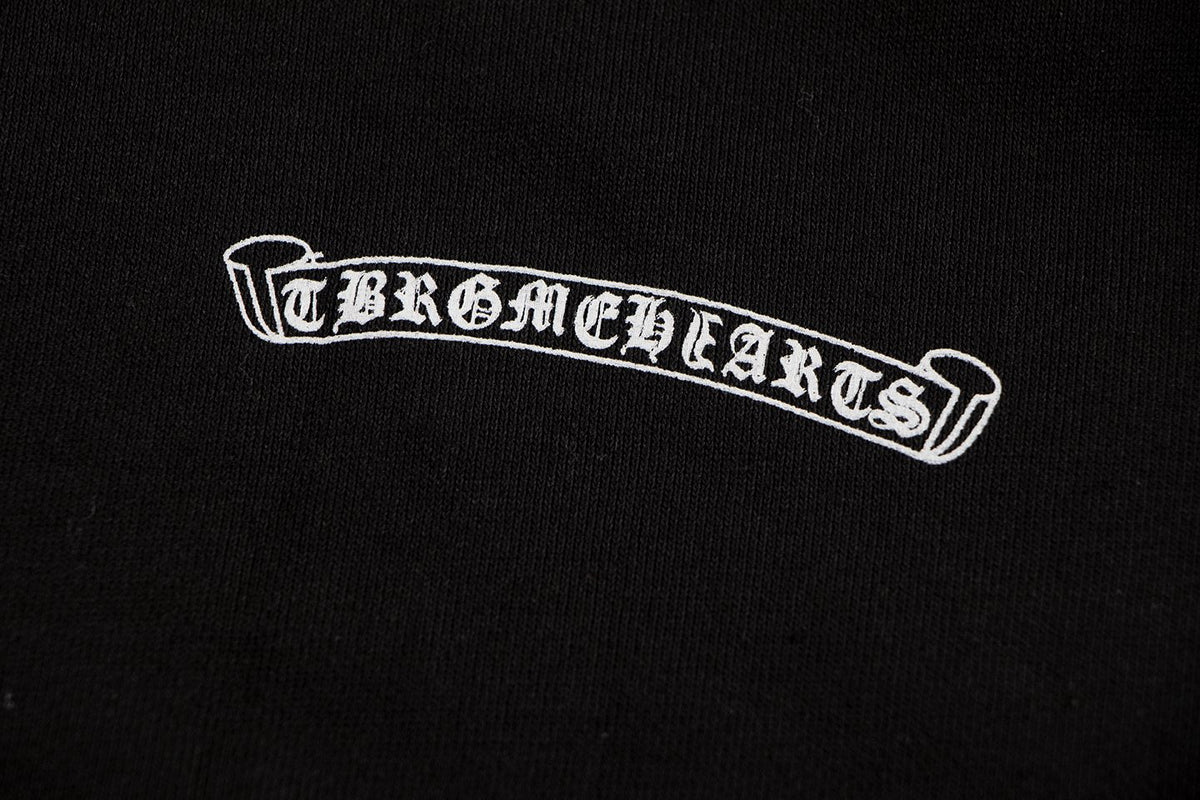 Chrome Hearts Horseshoe Cross Graphic Zip Hoodie ¡ª detail