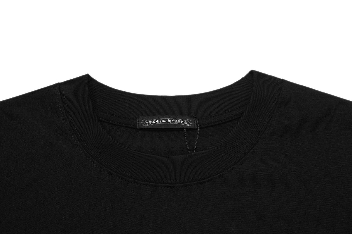 Chrome Hearts Ring Cross Graphic T-Shirt ¡ª neck_label