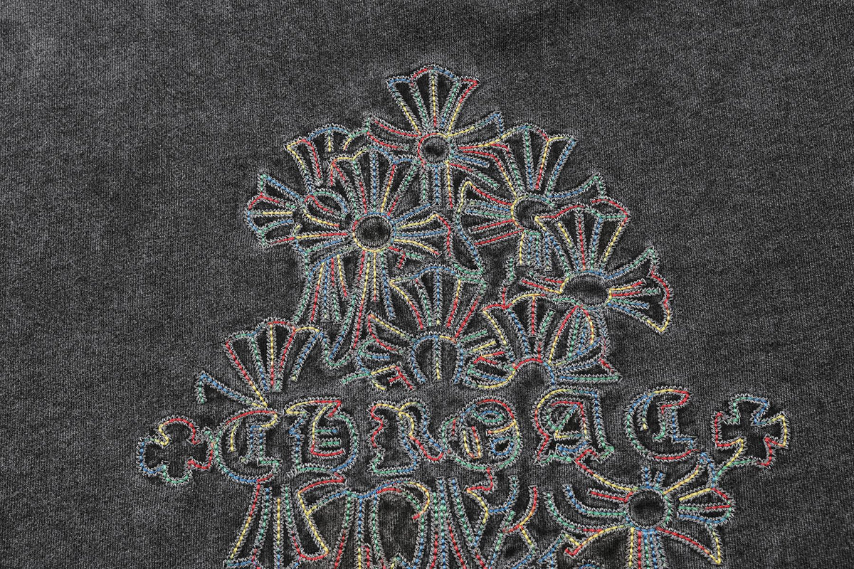Chrome Hearts Cross Motif Embroidered Crewneck Sweatshirt ¡ª detail