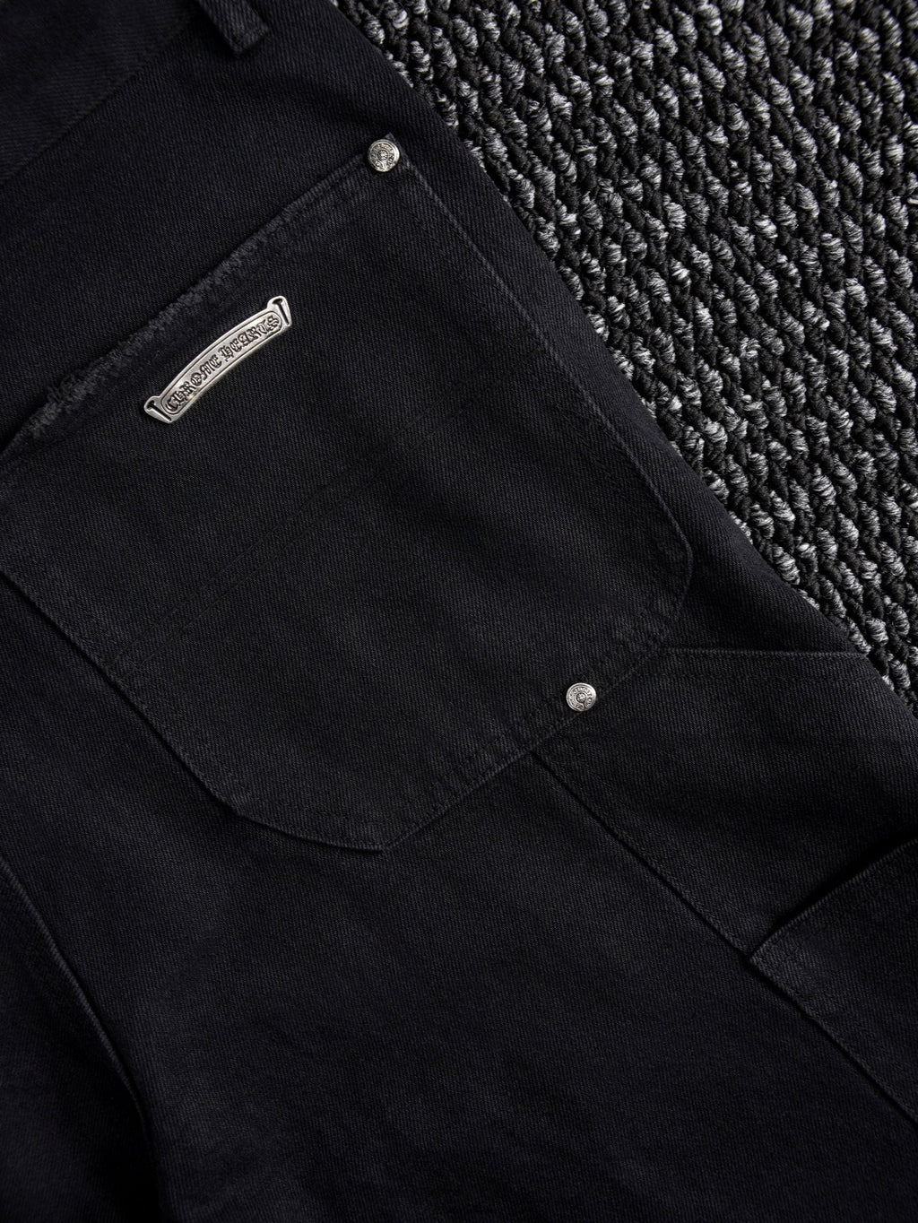 Chrome Hearts Black Utility Shorts ¡ª detail