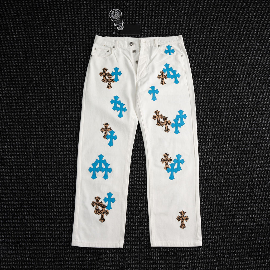 Chrome Hearts White Cross Graphic Pants ¡ª hero
