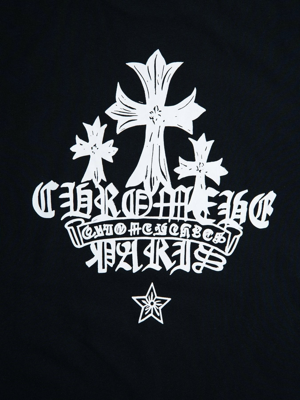Chrome Hearts Cross Graphic Short-Sleeve T-Shirt ¡ª detail