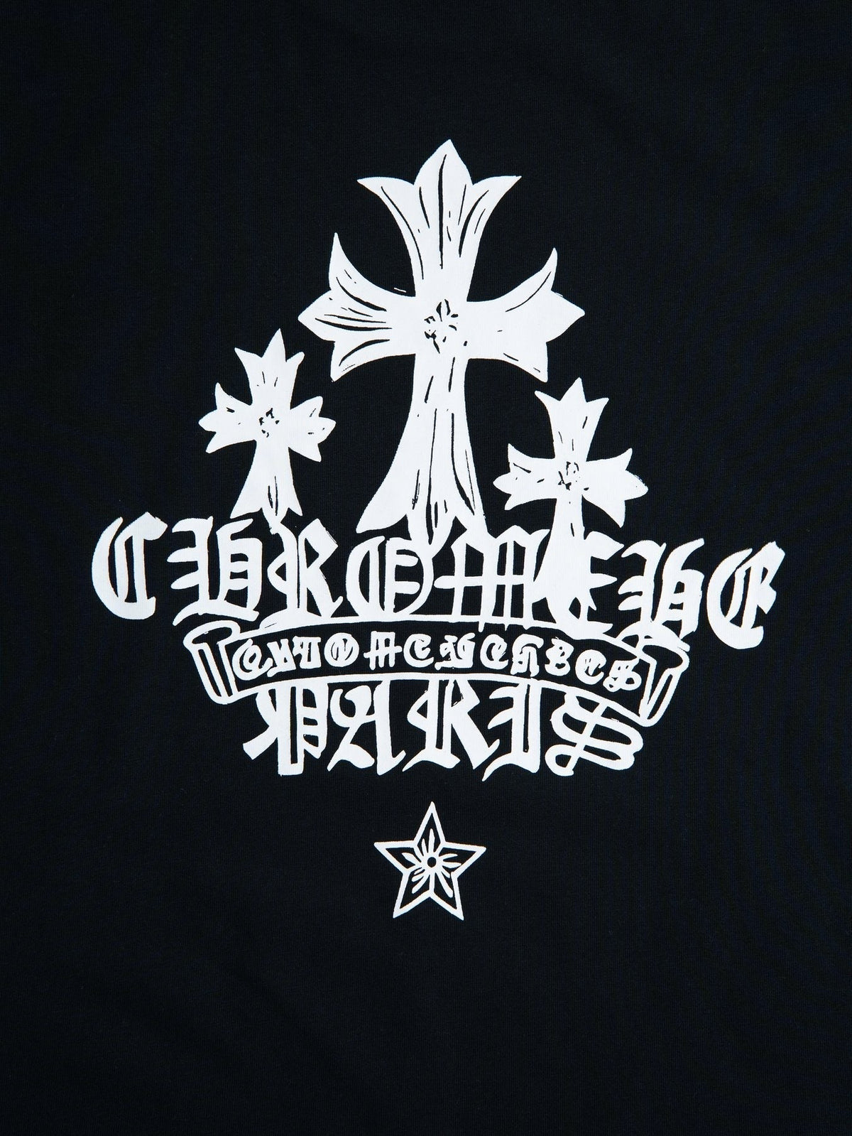 Chrome Hearts Cross Graphic Short-Sleeve T-Shirt ¡ª detail