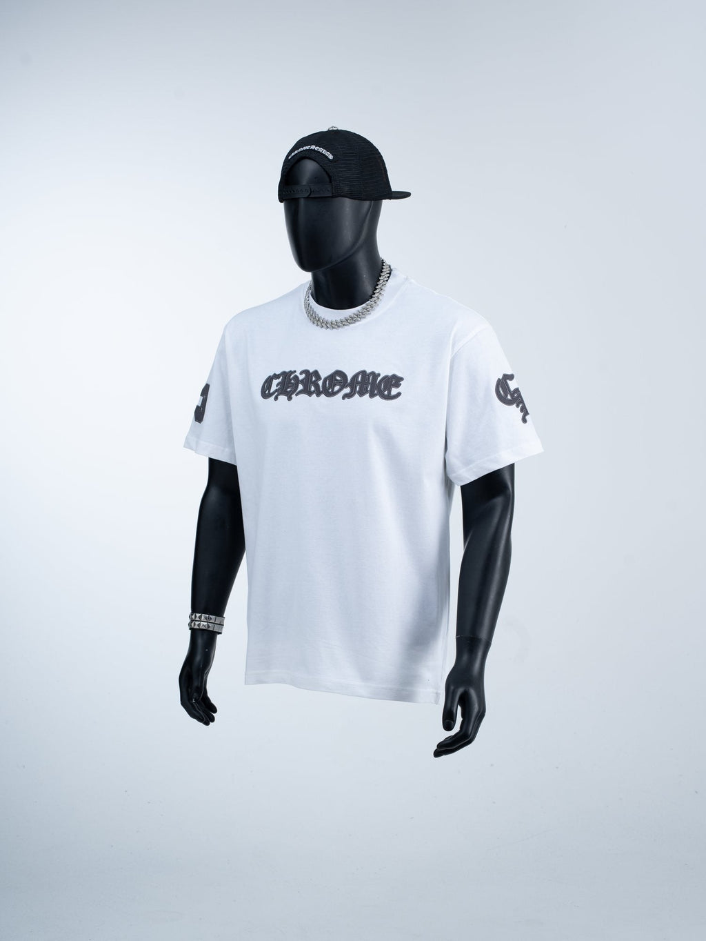 Chrome Hearts Gothic Lettering Graphic T-Shirt ¡ª hero