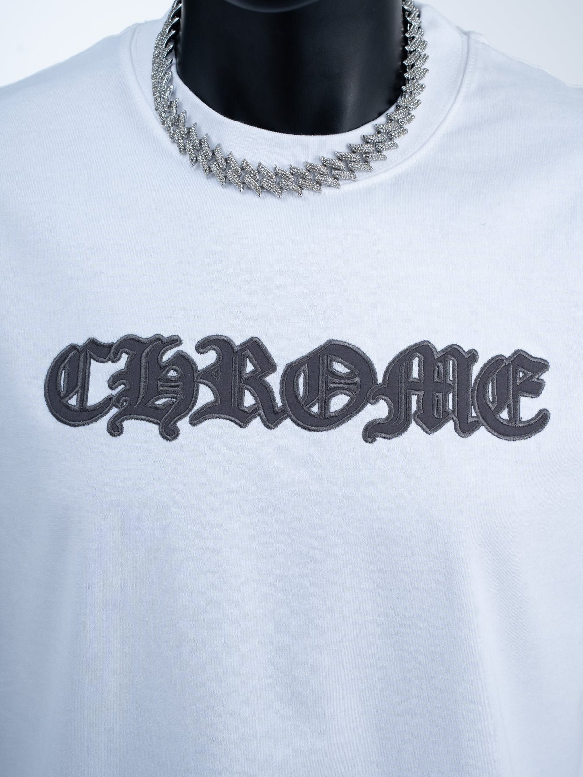 Chrome Hearts Gothic Lettering Graphic T-Shirt ¡ª detail