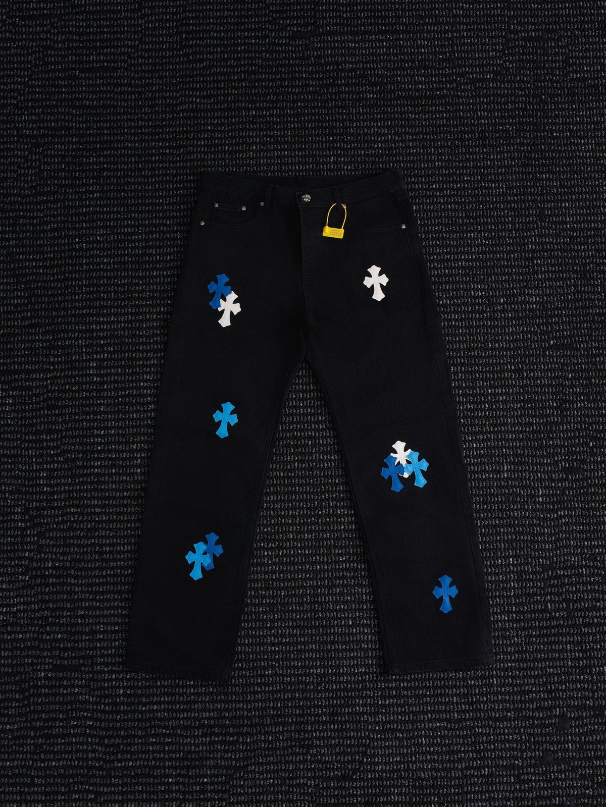 Chrome Hearts Cross Patch Black Jeans ¡ª hero