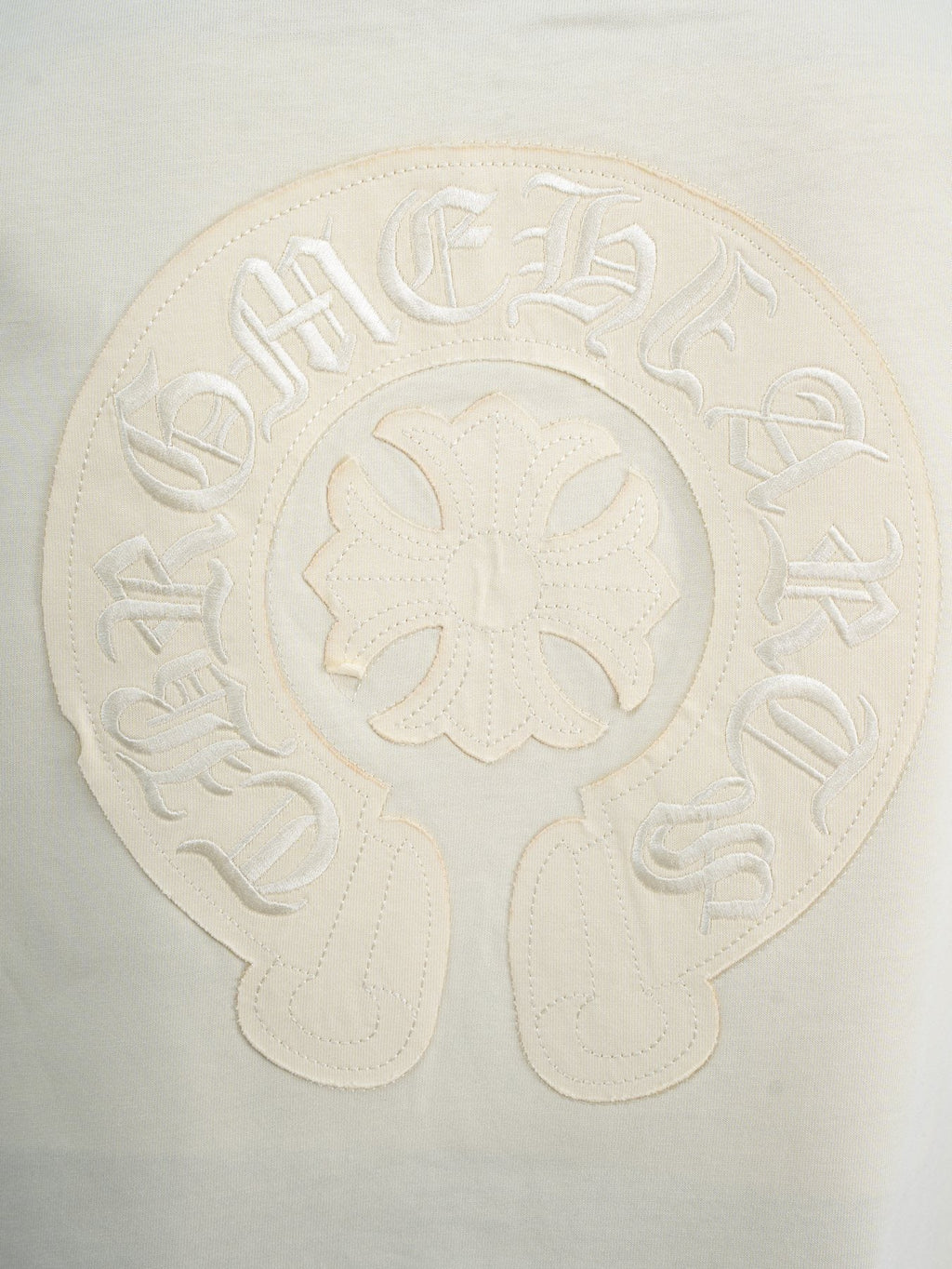 Chrome Hearts Cream Horseshoe Graphic T-Shirt ¡ª detail