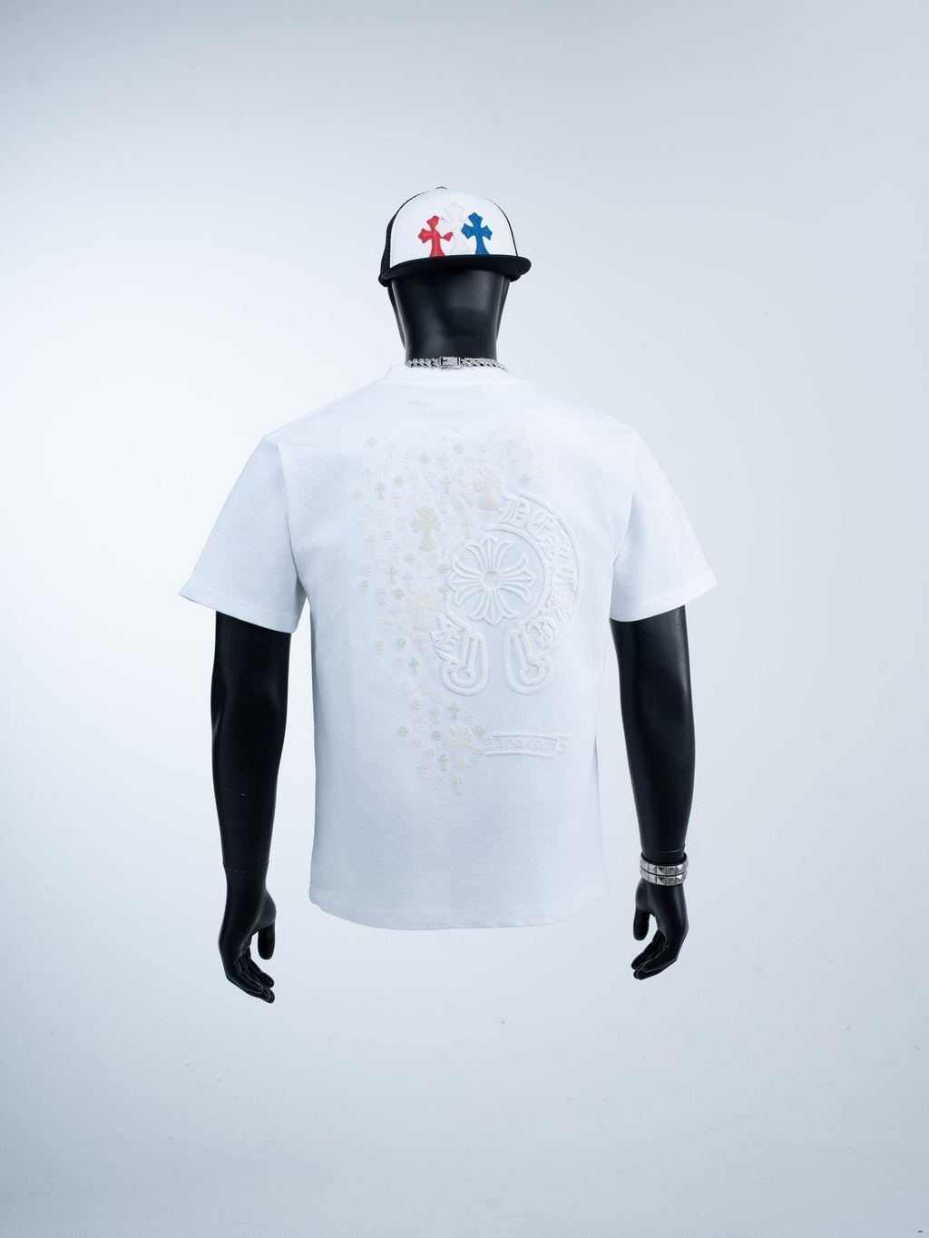 Chrome Hearts Cross Star Graphic Short-Sleeve T-Shirt ¡ª back