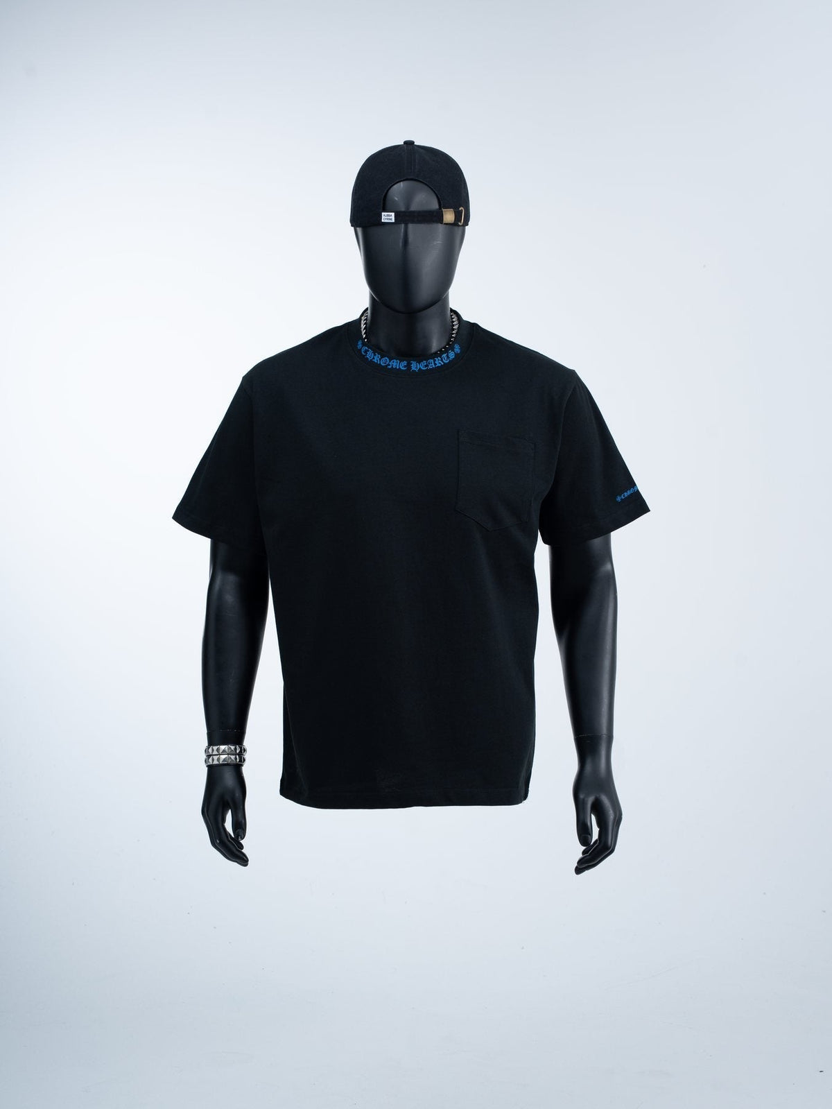 Chrome Hearts Sanskrit Letter Pocket Short-Sleeve T-Shirt ¡ª front