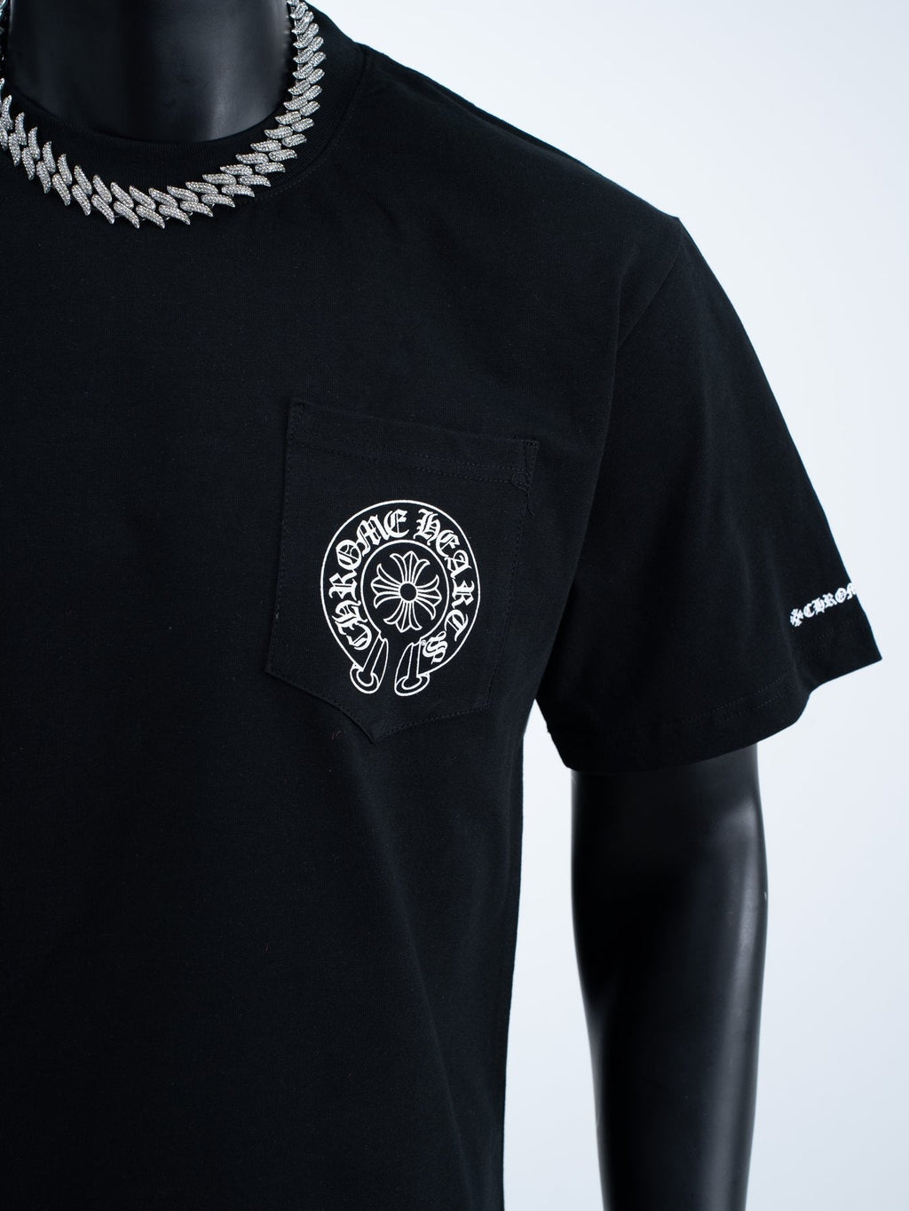 Chrome Hearts Horseshoe Graphic Pocket T-Shirt ¡ª detail