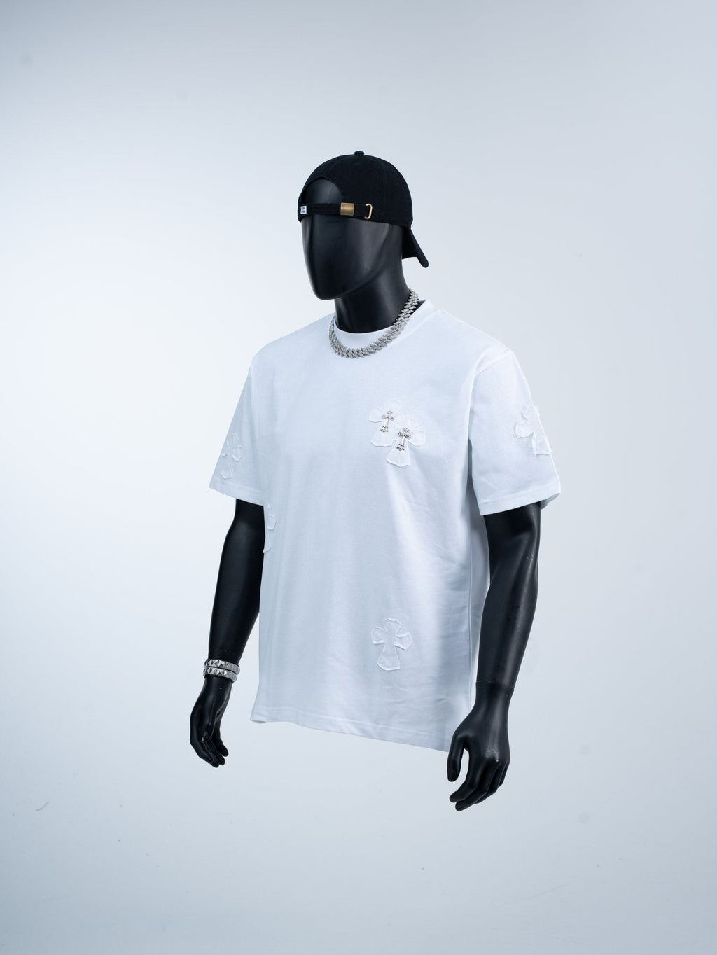 Chrome Hearts Slogan Cross Graphic T-Shirt ¡ª front