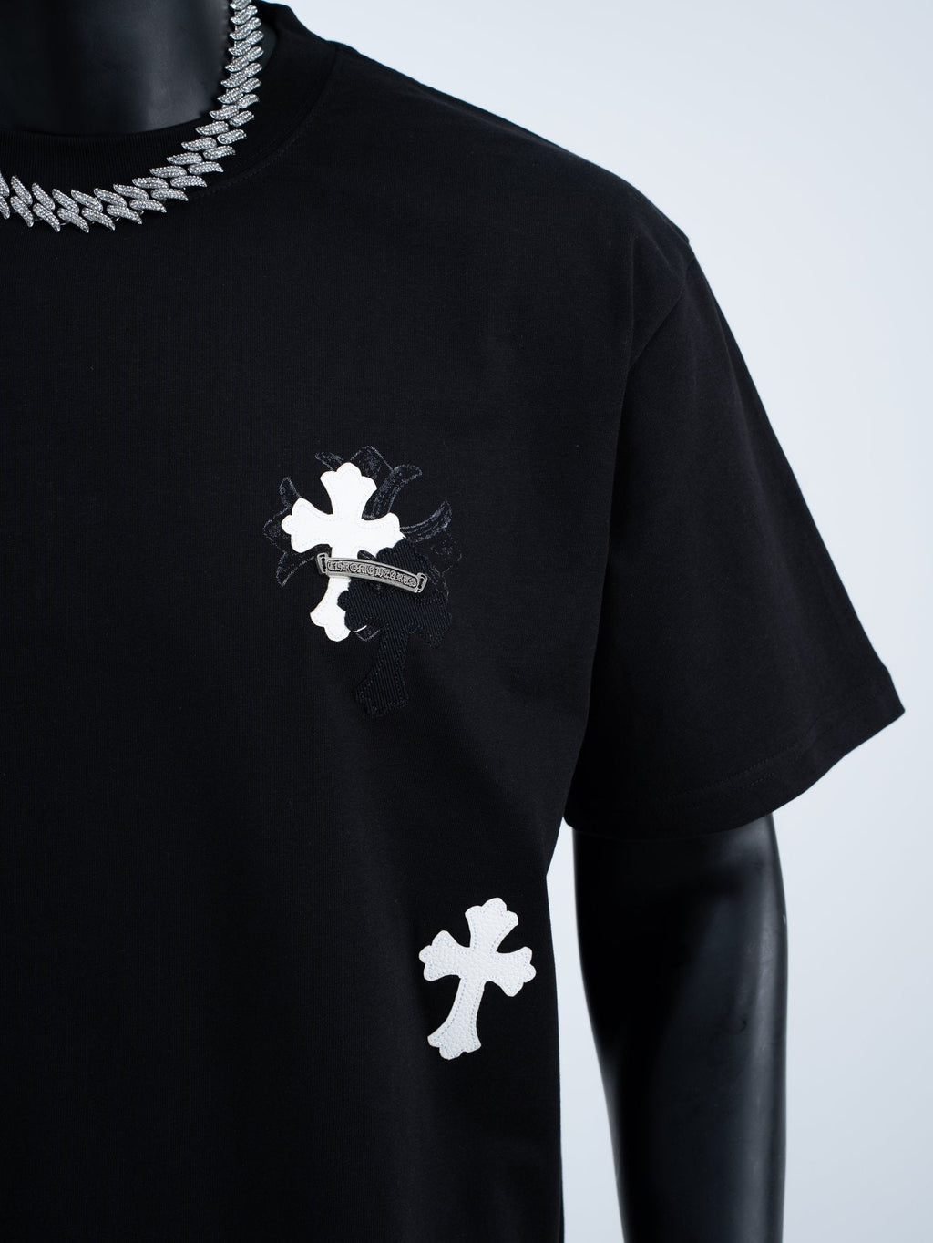 Chrome Hearts Cross Badge Graphic Short-Sleeve T-Shirt ¡ª hero