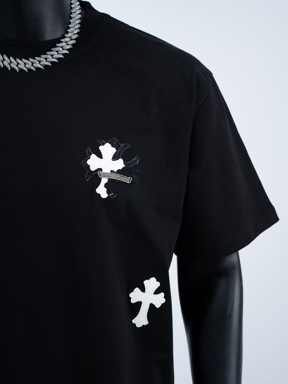 Chrome Hearts Cross Badge Graphic Short-Sleeve T-Shirt ¡ª hero