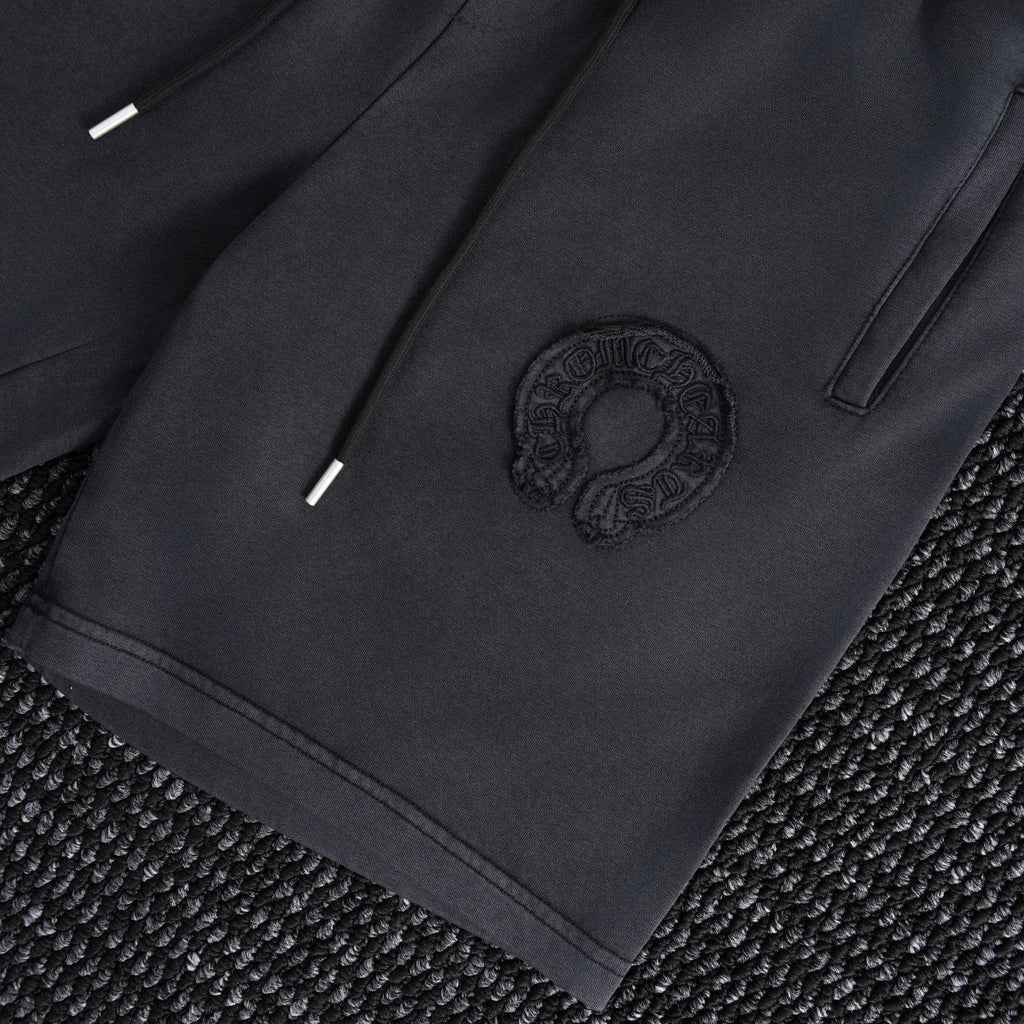 Chrome Hearts Horseshoe Floral Embroidered Shorts ¡ª detail