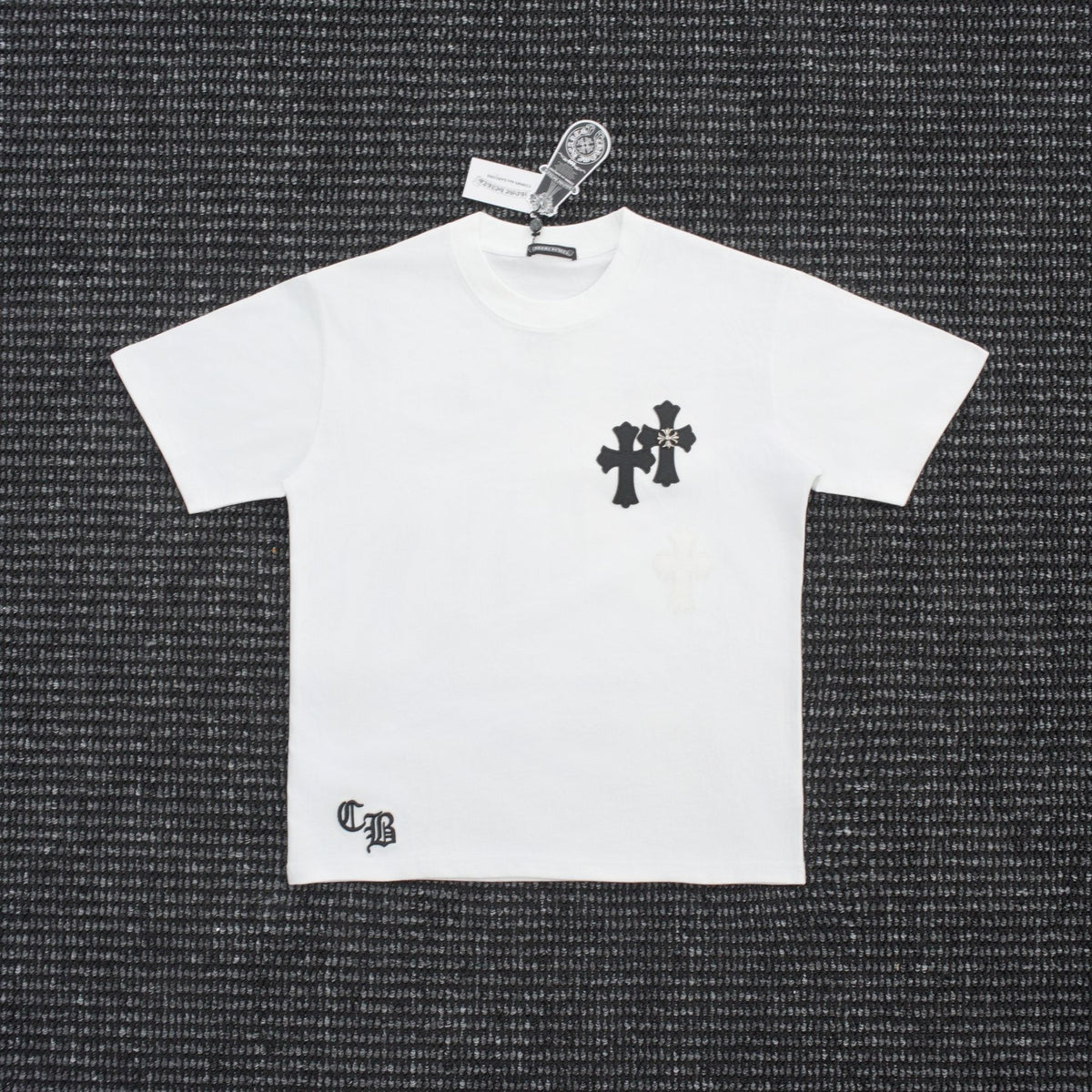 Chrome Hearts Contrast Cross Applique T-Shirt ¡ª front