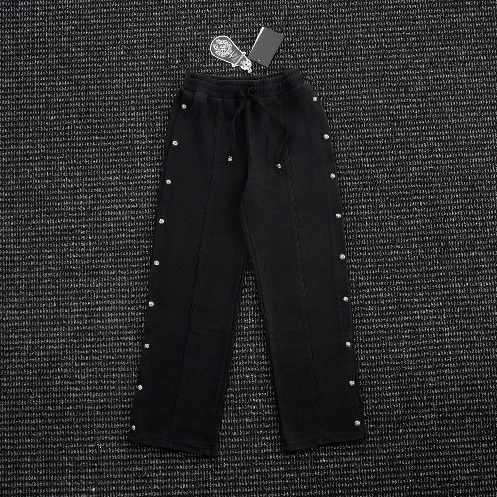 Chrome Hearts Cross Rivet Side-Snap Pants ¡ª hero