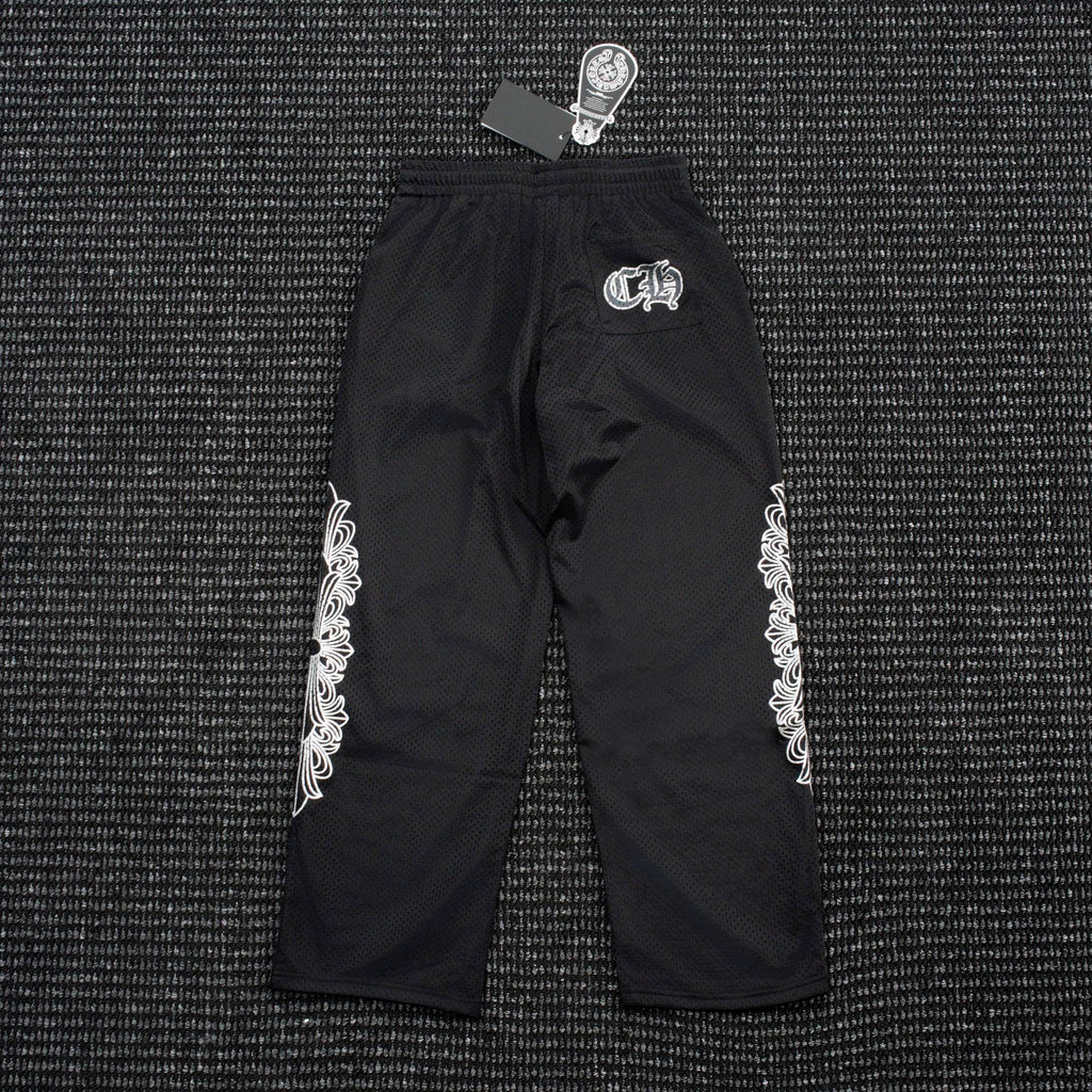 Chrome Hearts Sanskrit Cross Graphic Wide-Leg Pants ¡ª hero