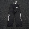 Chrome Hearts Sanskrit Cross Graphic Wide-Leg Pants ¡ª hero