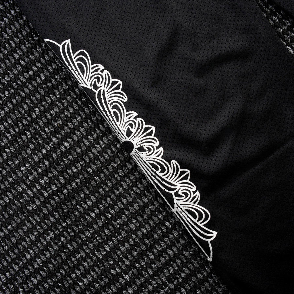 Chrome Hearts Sanskrit Cross Graphic Wide-Leg Pants ¡ª detail