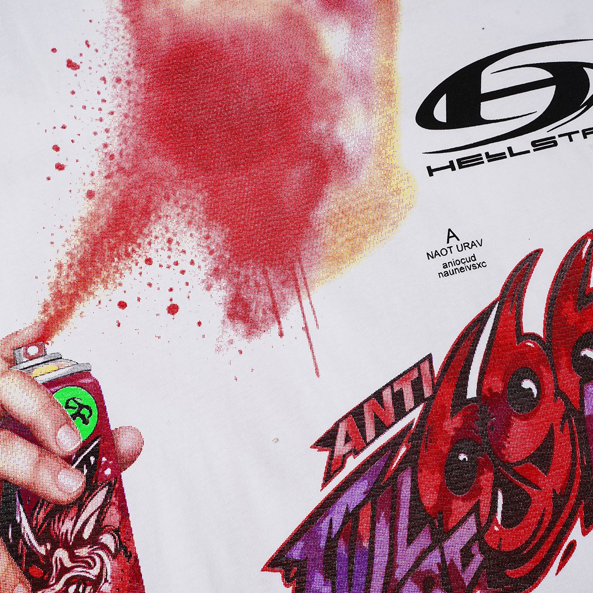 HELISTAR Spray Can Graphic Short-Sleeve T-Shirt ¡ª detail
