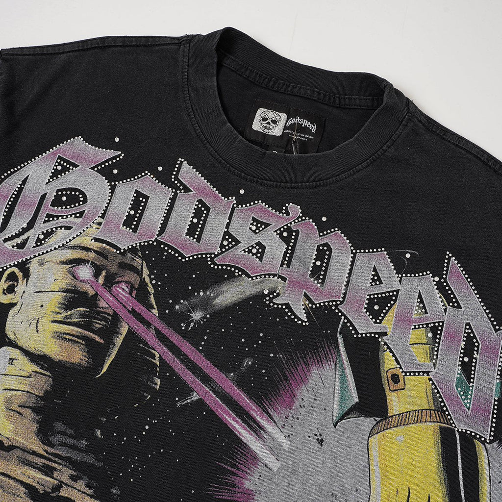 Godspeed Rocket USA Graphic T-Shirt ¡ª detail