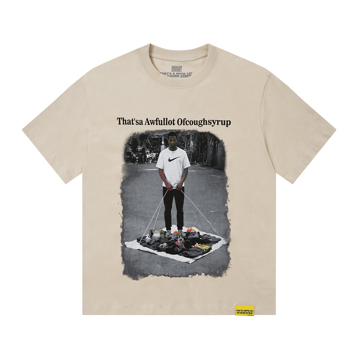 THAT'S A AWFUL LOT OF COUGH SYRUP Short-Sleeve Graphic T-Shirt ¡ª front