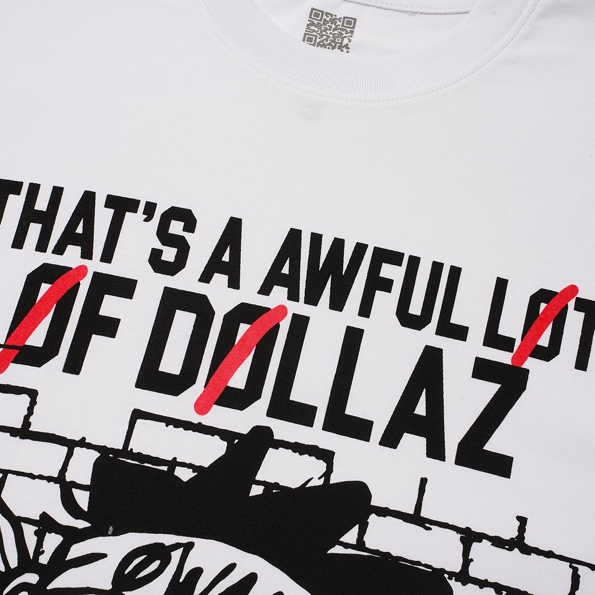 THAT'S A AWFUL LOT OF COUGH SYRUP Front Graphic Short-Sleeve T-Shirt ¡ª detail