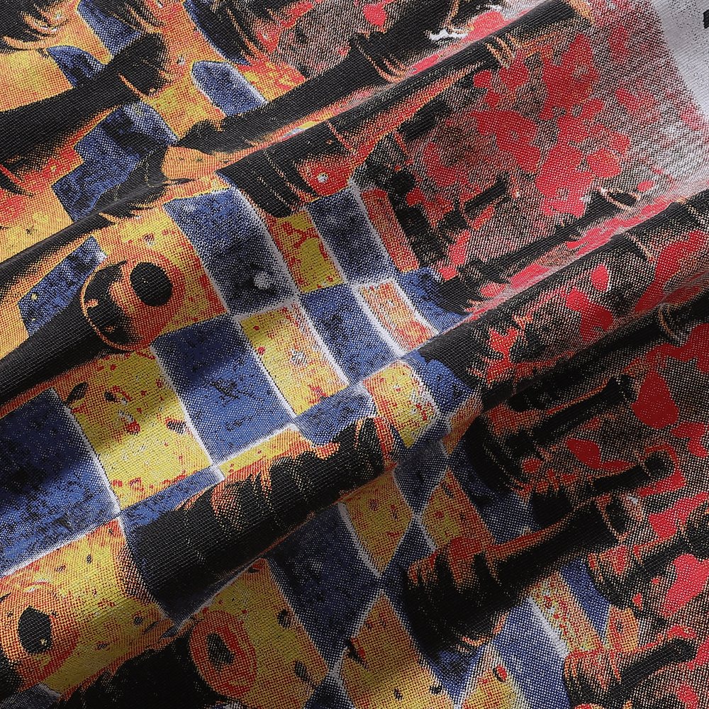 Rough Play Think Twice Chess Graphic T-Shirt ¡ª fabric_closeup
