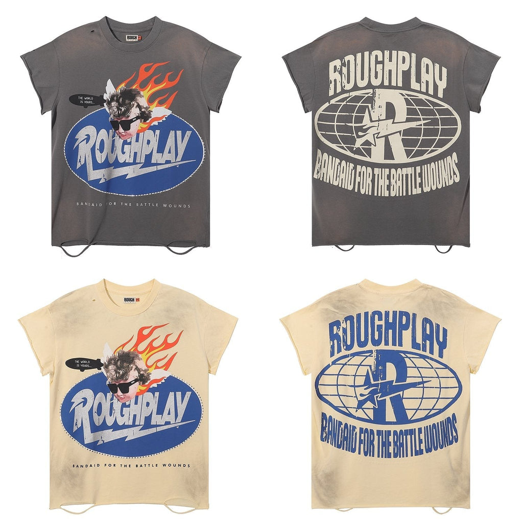 Rough Play SoleBoy Rhinestone Sleeveless T-Shirt ¡ª comparison