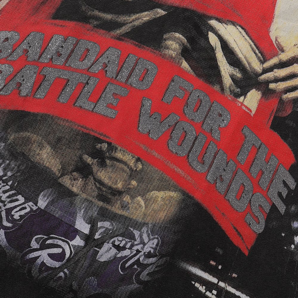 Rough Play Skull Globe Sleeveless T-Shirt ¡ª detail