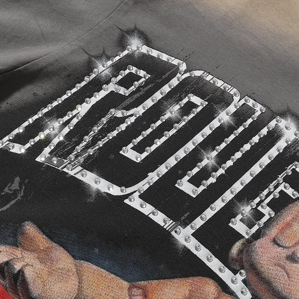 Rough Play Astro Boy Rhinestone Graphic Long-Sleeve T-Shirt ¡ª detail
