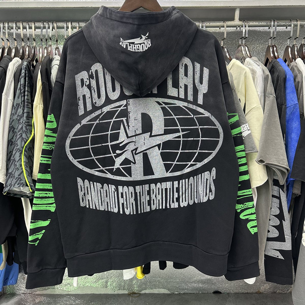Rough Play SoulBoy Rhinestone Graphic Hoodie ¡ª context
